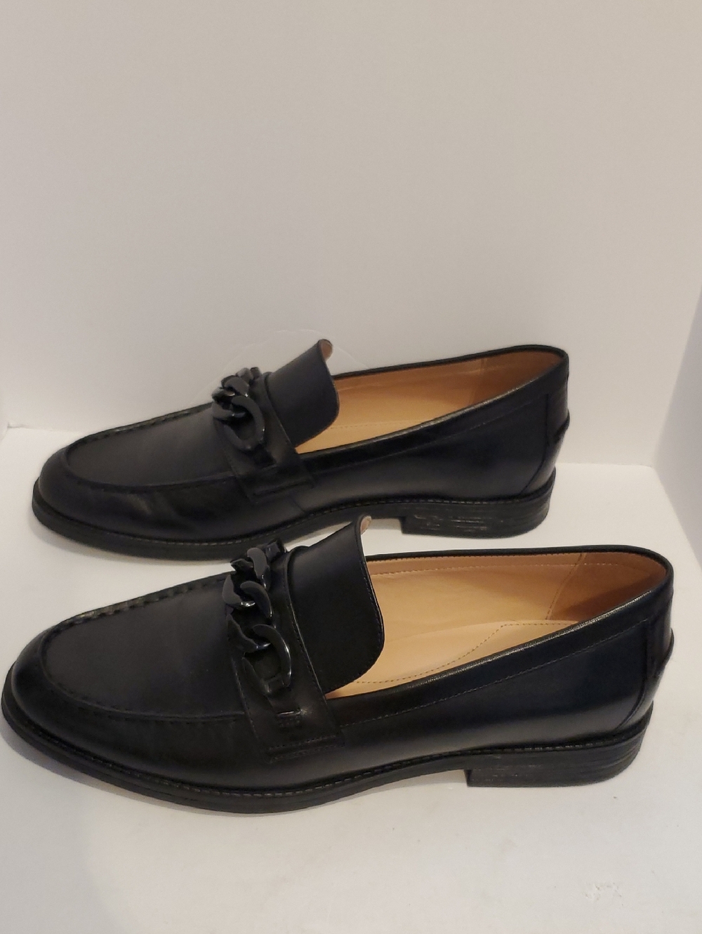 Cole Haan Women's Stassi Chain Loafer In Black Princess Size 7.5B - Picture 5 of 10